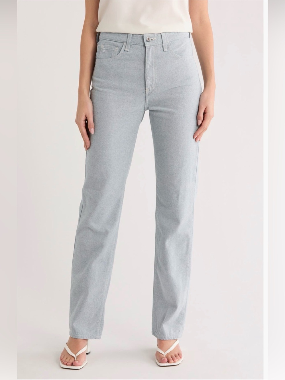AG High Waist Straight Leg Jeans Reclaimed Indigo NWT Size 25